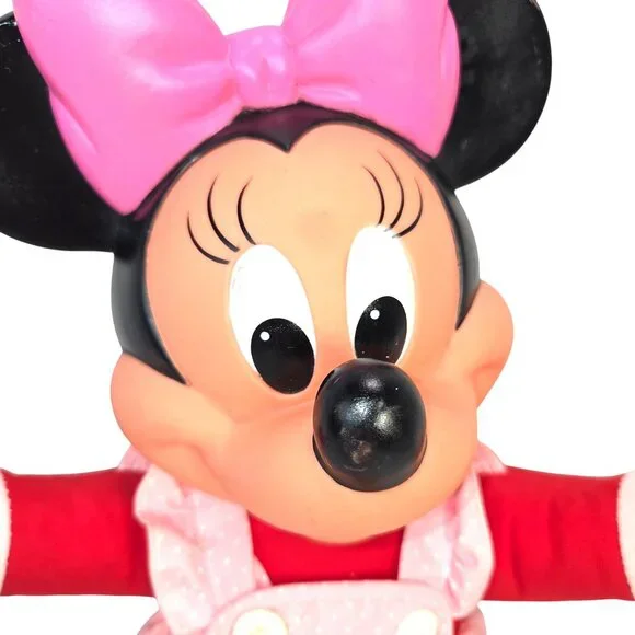 Vintage Mattel Disney 1989 Minnie Mouse Clubhouse Learn To Dress Me Pink Doll - Picture 2 of 11